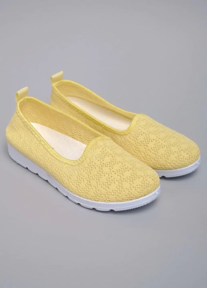 Балетки женские 342873  Fashion Желтый фото 4 — интернет-магазин Tapok