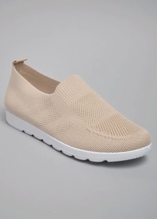 Слипоны женские 342909 Fashion Бежевый