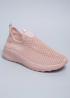 Слипоны женские 343150 Fashion Пудровый