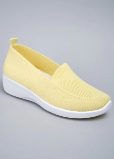 Слипоны женские 343413 Fashion Желтый