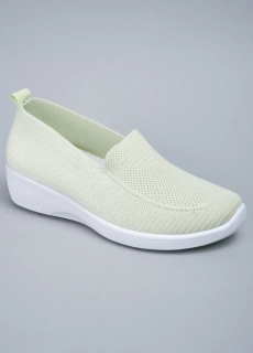 Слипоны женские 343463 Fashion Зеленый