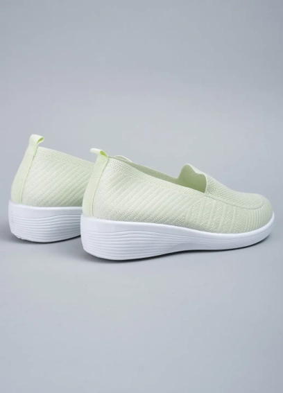 Слипоны женские 343463 Fashion Зеленый фото 5 — интернет-магазин Tapok