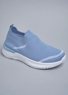 Слипоны женские 343368 Fashion Голубой