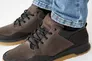 Мужские кроссовки кожаные весна/осень черные-коричневые Anser 95 Фото 5
