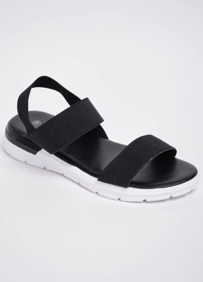 Босоножки женские 343535  Fashion Черный фото 1 — интернет-магазин Tapok