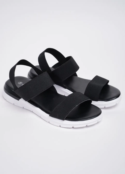Босоножки женские 343535  Fashion Черный фото 4 — интернет-магазин Tapok