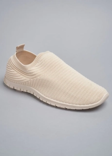 Слипоны женские 343215 Fashion Бежевый