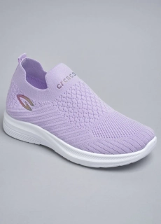 Слипоны женские 343377 Fashion Фиолетовый