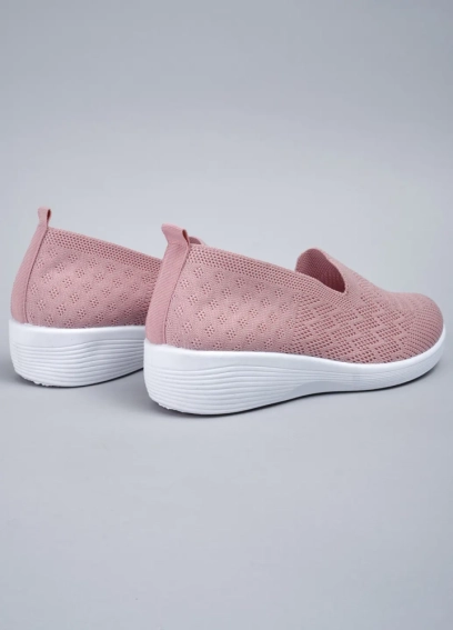 Слипоны женские 343554 Fashion Розовый фото 5 — интернет-магазин Tapok