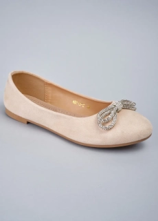 Балетки женские 343556  Fashion Бежевый