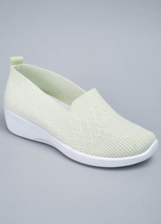 Слипоны женские 343411 Fashion Зеленый