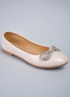 Балетки женские 343545  Fashion Бежевый
