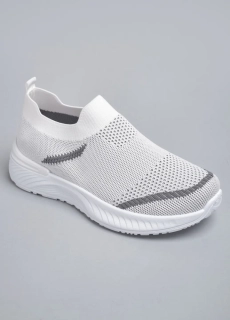 Слипоны женские 343382 Fashion Белый