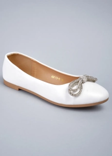 Балетки женские 343432  Fashion Белый