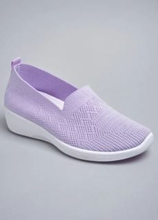 Слипоны женские 343378 Fashion Фиолетовый