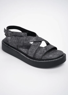 Босоножки женские 343332  Fashion Черный