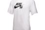 Футболка Nike Sb Logo Skate T-Shirt White CV7539-100 Фото 3