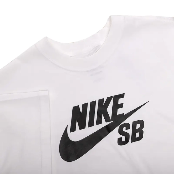 Футболка Nike Sb Logo Skate T-Shirt White CV7539-100 фото 5 — интернет-магазин Tapok