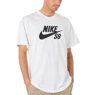 Футболка Nike Sb Logo Skate T-Shirt White CV7539-100