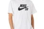 Футболка Nike Sb Logo Skate T-Shirt White CV7539-100 Фото 1