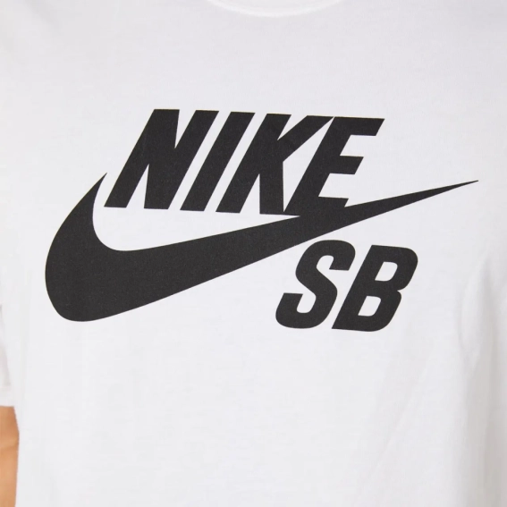 Футболка Nike Sb Logo Skate T-Shirt White CV7539-100 фото 3 — інтернет-магазин Tapok