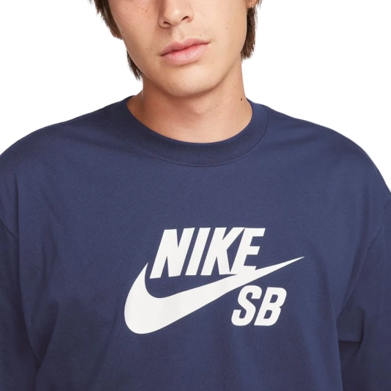 Футболка Nike Sb Logo Skate T-Shirt White CV7539-411 фото 3 — интернет-магазин Tapok