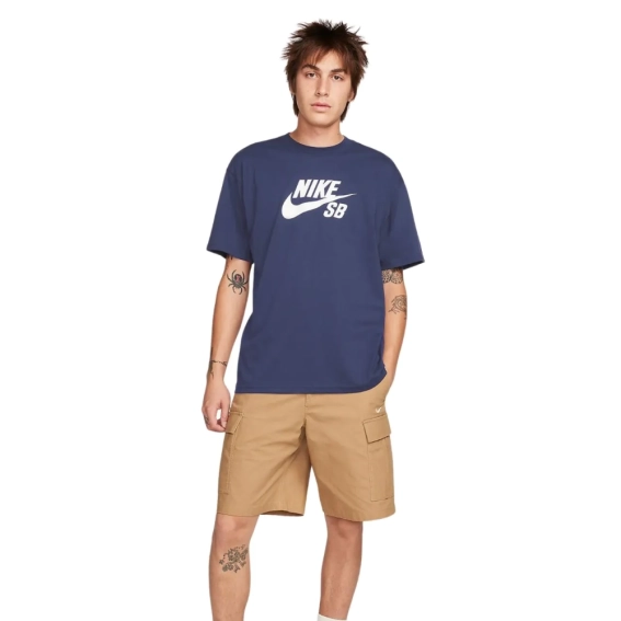 Футболка Nike Sb Logo Skate T-Shirt White CV7539-411 фото 4 — интернет-магазин Tapok
