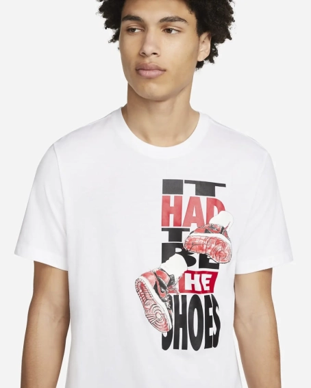 Футболка Jordan MJ THE SHOES SS CREW DH8952-100 фото 3 — интернет-магазин Tapok