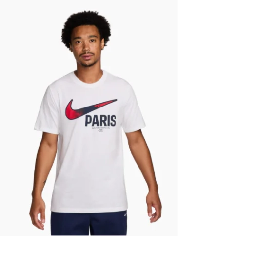 Футболка Nike PSG M SWOOSH TEE FV8555-100 фото 1 — интернет-магазин Tapok