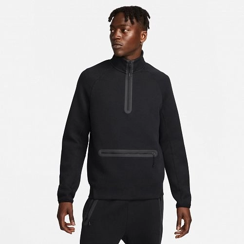 Чоловіча толстовка NIKE M NK TCH FLC HZ TOP FB7998-010 фото 1 — інтернет-магазин Tapok