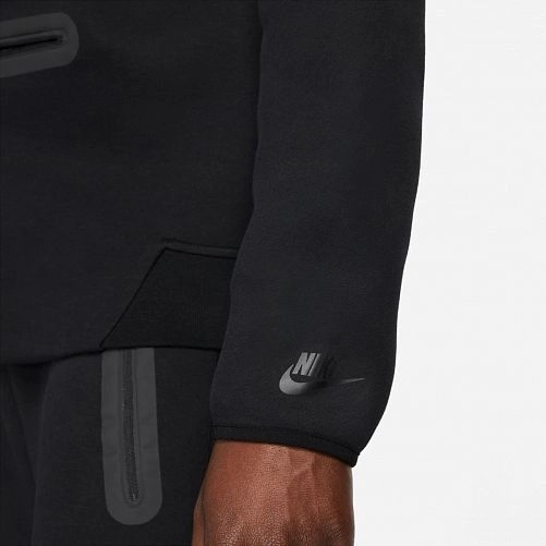 Чоловіча толстовка NIKE M NK TCH FLC HZ TOP FB7998-010 фото 3 — інтернет-магазин Tapok