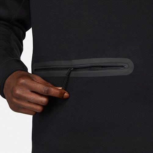 Чоловіча толстовка NIKE M NK TCH FLC HZ TOP FB7998-010 фото 4 — інтернет-магазин Tapok