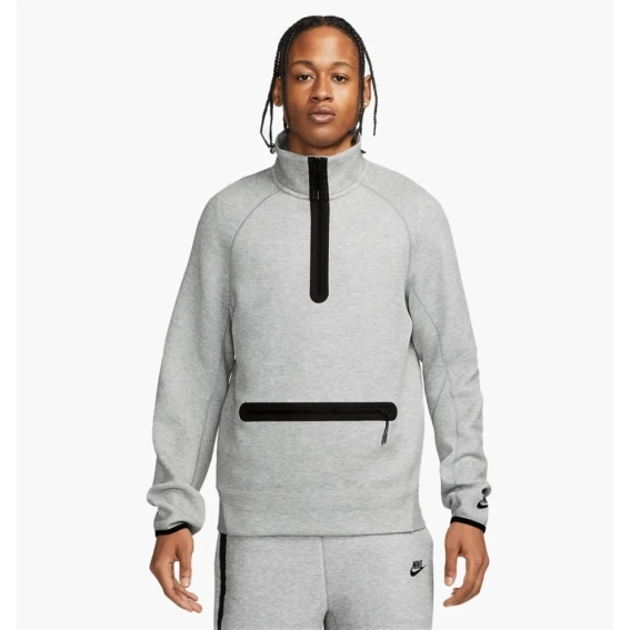Чоловіча толстовка NIKE M NK TCH FLC HZ TOP FB7998-063 фото 1 — інтернет-магазин Tapok