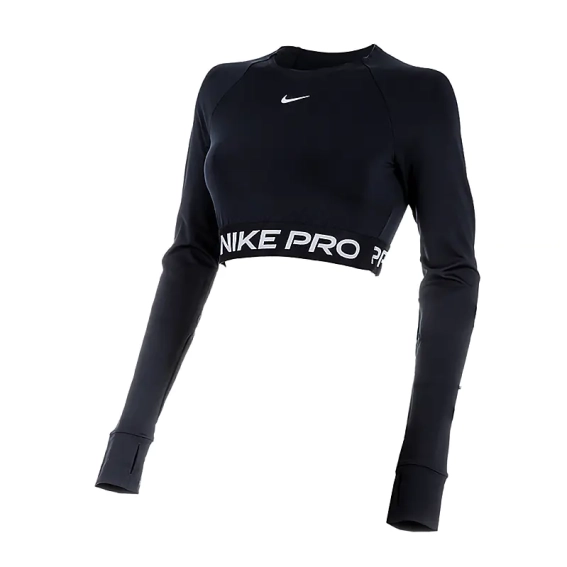 Кофта Nike PRO DF 365 CROP LS FV5484-010 фото 1 — интернет-магазин Tapok