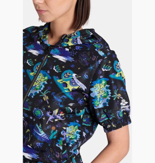 Кофта Arena FUN PLANET S/S HOODED JACKET 007536-550 фото 3 — інтернет-магазин Tapok