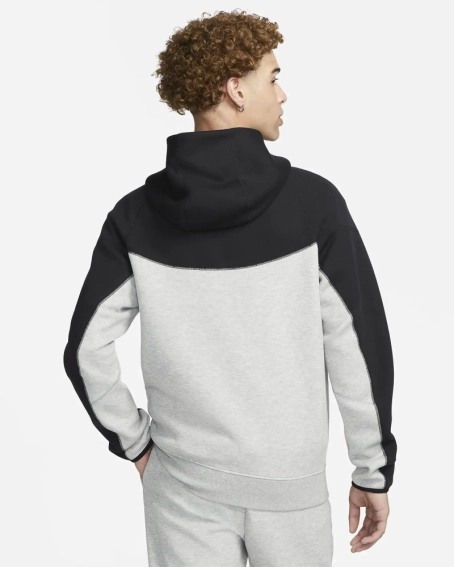 Кофта чоловічі Nike Sportswear Tech Fleece Windrunner Full-Zip Hoodie (FB7921-064) фото 2 — інтернет-магазин Tapok