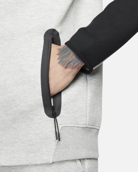 Кофта чоловічі Nike Sportswear Tech Fleece Windrunner Full-Zip Hoodie (FB7921-064) фото 5 — інтернет-магазин Tapok