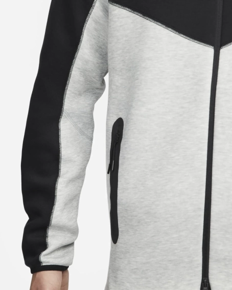 Кофта чоловічі Nike Sportswear Tech Fleece Windrunner Full-Zip Hoodie (FB7921-064) фото 6 — інтернет-магазин Tapok