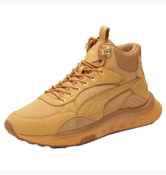 Кроссовки PUMA WILD RIDER MID HIGH TOP BEIGE 386320 01 фото 3 — интернет-магазин Tapok