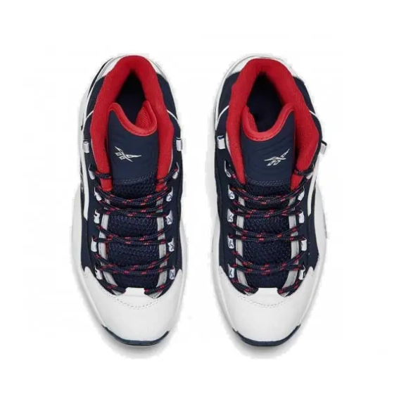 Кроссовки Reebok Question low белые синие GW8028 фото 3 — интернет-магазин Tapok