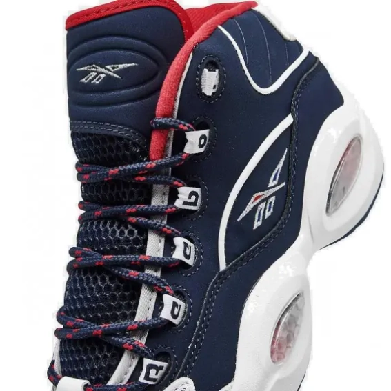Кроссовки Reebok Question low белые синие GW8028 фото 5 — интернет-магазин Tapok