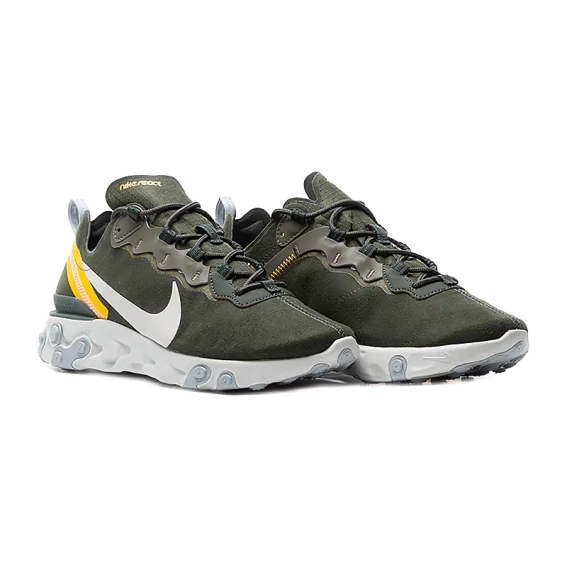 Кросівки Nike React Element 55 Olive Cq6366-300 фото 5 — інтернет-магазин Tapok