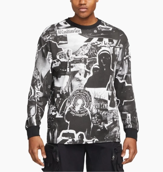 Кофта Nike M NRG ACG LS TEE GLACIER PHOTO DJ5800-010 фото 1 — інтернет-магазин Tapok