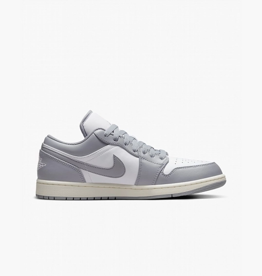 Кроссовки Air Jordan 1 Low Vintage Stealth Grey Grey/White 553558-053 фото 4 — интернет-магазин Tapok