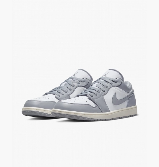 Кроссовки Air Jordan 1 Low Vintage Stealth Grey Grey/White 553558-053 фото 6 — интернет-магазин Tapok