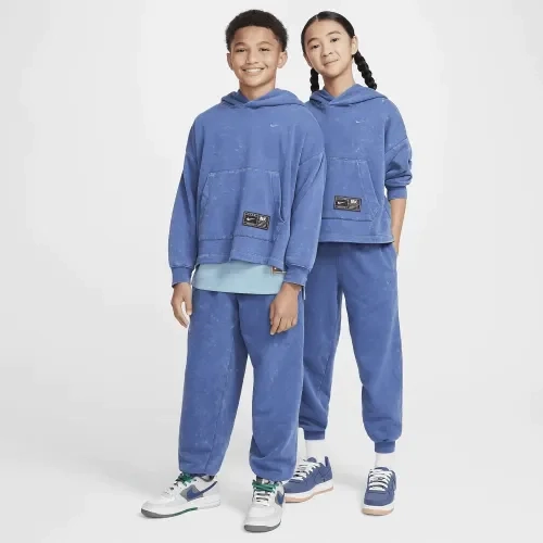 Штани Nike K NK COB FLC PANT WASH FZ5264-461 фото 4 — інтернет-магазин Tapok