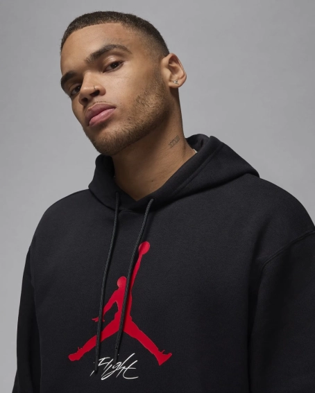 Кофта мужская Jordan Essentials Fleece Hoodie (FD7545-013) фото 3 — интернет-магазин Tapok