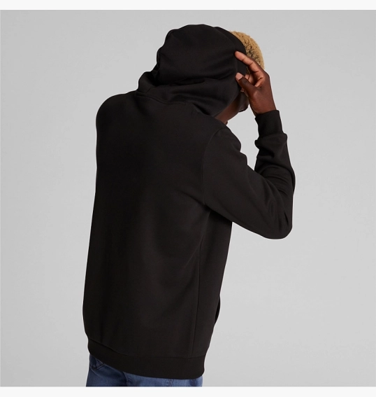 Худые Puma Essentials Small Logo Hoodie Black 586690-01 фото 2 — интернет-магазин Tapok