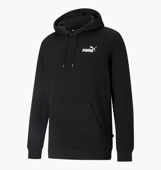 Худые Puma Essentials Small Logo Hoodie Black 586690-01 фото 4 — интернет-магазин Tapok
