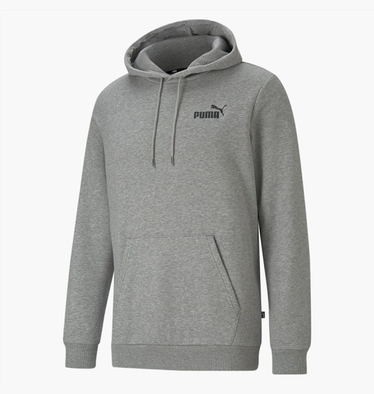 Худі чоловіче Puma Essentials Small Logo Hoodie Grey 586690-03 фото 4 — інтернет-магазин Tapok